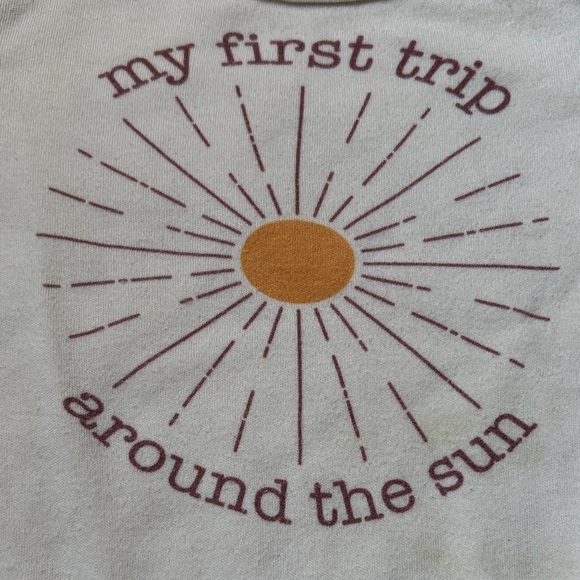 “My First Trip Around the Sun" Onesie - Picture 2 of 4